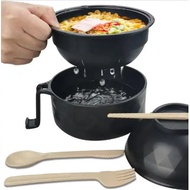 Ramen Cookware Ramen Bowl Set with Chopsticks 33oz Microwave Noodle Bowl University Dormitory Essent