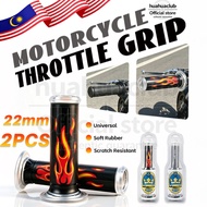 Motorcycle Handle Grip Dirt Pit Bike 7/8" Rubber Throttle Grip Universal for Lc135 Ex5 Y15zr Rs150 W