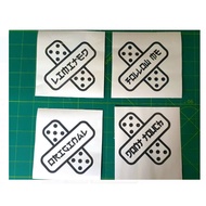 CAR PLASTER STICKER, JDM STICKER,BANDAGE PLASTER,BUMPER STICKER,SCRATCH STICKER.
