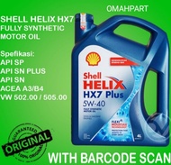shell hx 7 plus 5w-40 kemasan 4 liter