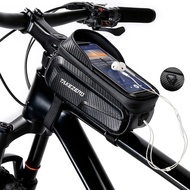 Bike Phone Mount Bag EVA Bike Front Frame Waterproof Bike Phone Holder Case Bicycle Accessories Pouch