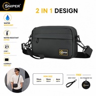 SP003) [SCENTED BAG] 4 IN 1 DESIGN JAPAN DESIGN Water Resistant SNIPER SMALL SLING BAG POUCH BAG WAL