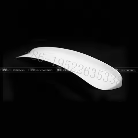 White Replacement Single Rear Spoiler for Porsche 2006-2012 Cayman 987 Boxster S EPA Design GT Roof 