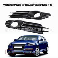 Suitable for 11-15 Audi A6 C7 Front Bumper Fog Lamp Grille Front Bumper Fog Lamp Frame Front Bumper 