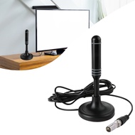 Portable TV Antenna 300cm Coax Cable Digital Receiving Antenna DVB-T DVB-T2 DAB Indoor Outdoor Digit