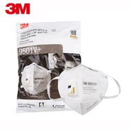 3M 9501V+口罩 防尘KN95防雾霾飞沫PM2.5 防工业粉口罩 9501V+耳带式针织耳带环保装【带阀】25只