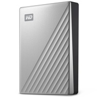 Western Digital 2TB My Passport Ultra for Mac Silver Portable External Hard Drive HDD, USB-C and USB
