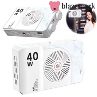 BLAZESPARK RGB LED Camera Light, 40W 2800-9000K Mini LED Video Lamp, Lightweight Adjustable FX 8 Mod
