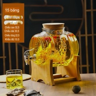 Premium Pineapple Bomb Glass Bottle 1L- 3L-5L