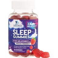 Sleep Gummies for Adults Extra Strength - 12 mg Sleep Gummy Supplement, Gummy for Occasional Sleep S