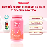 [CHÍNH HÃNG] Bột Ngũ Cốc Ăn Kiêng Thay Thế Bữa Ăn SHAKE BABY Diet Formular Protein Vị Sữa Chua Đào H