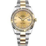 Rolex Rolex Rolex Gold Diary Type Automatic Mechanical Watch Men's Watch126333Diamond Engraving
