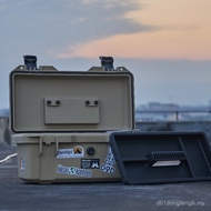 Outdoor Camping Tactical Portable Toolbox Double-Layer Painting Hardware Storage Box Car Rear Storag