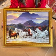Photo Frame 8 Horse Views Home Decoration Shop Gift Souvenir Retirement Give As Gifts For Various Oc