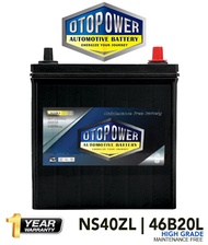 (AMBIL SENDIRI DI KILANG) OTOPOWER NS40ZL (38B19L / 40B20L / 46B20L)  MAINTENANCE FREE CAR BATTERY S