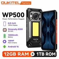 OUKITEL WP500 5G Rugged Smartphon Android 16 6.78" Display Mobile Phone 12GB+1TB Dimensity 8300 Octa