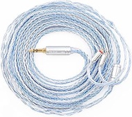 keephifi 6ft+/2 Meter 2 Pin IEM Cable 3.5mm, KBEAR ST16 Plus Upgrade 16-Strand Headphone Extension C