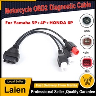 Motorcycle OBD2 Diagnostic Cable YAMAHA Honda 3 Pin 4 Pin 6pin Motorcycle Diagnostics OBD Cable