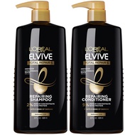 L'Oreal Paris Elvive Total Repair 5 Repairing Shampoo and Conditioner for Damaged Hair, 28 Ounce (Se