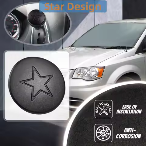 1RV42DX9AB Shift Lever Knob Cap Cover Car Automatic Transmission For Chrysler Town Country Dodge Gra