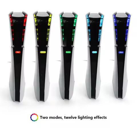 RGB LED Light Strip LED Ring Light Strip for PS5/PS5 Slim/PS5 Pro Console USB RGB Circle Light Strip