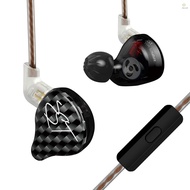 KZ ZST 1BA+1DD Hybrid Drivers HIFI Music Earphone 3.5mm Wired In Ear Headphones Sports Game Headset 