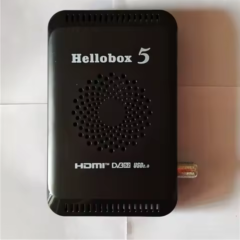 2025 Hellobox 5 Satellite TV Receiver DVB S2 1080P HD Decoder TV Receiver Support USB WIFI MPEG4 PVR