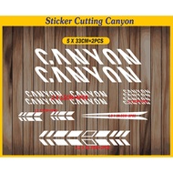 Cutting sticker fixie canyon sticker cutting frame for mtb bicycles
