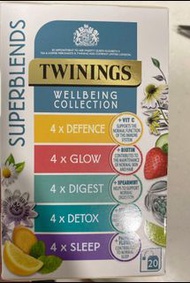 🇬🇧英國Twinings 茶包 superblends 養生機能茶 花茶 水果茶 20包 現貨