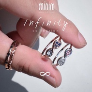 藍色托帕石 白色托帕石無限戒指 藍色托帕石 白色托帕石無限戒指 R465