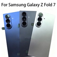 Fold7 Rear Housing For Samsung Galaxy Z Fold 7 F966 Glass Battery Back Cover Repair Replace with Len