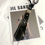 Ggjk Bow Tie dk Tie Leather Collar Punk Style Metal Men Women Free Neck Hardware Preppy Style Studen