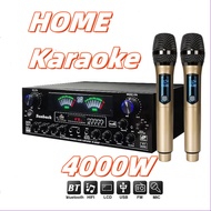 Sunbuck 5.1 Channel Power Amplifier Home Theater Karaoke Amplifier Bluetooth Stereo Bass Sound MIC Karaoke