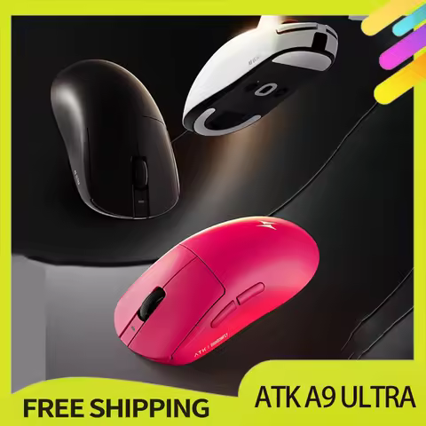 ATK A9 Ultra Wireless Gaming Mouse A9/A9 SE/A9 Plus/A9 Pro Tri Mode 8K 53g Lightweight E-sports Gami