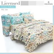 🔴 [New] Fountain ลายการ์ตูน ลิขสิทธิ์แท้ ผ้าปู ปลอกหมอน ปลอกข้าง