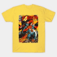 Fantastic 4100%Cotton Short Sleeve Graphic Tee1Baju Fantastic Four T-Shirt Fantastic Four First Step