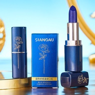 ลิปสติกเปลี่ยนสีแบบอุณหภูมิ Blue Fairy Crystal Colorful Fresh Floral Moisturizing Long-lasting Non-f