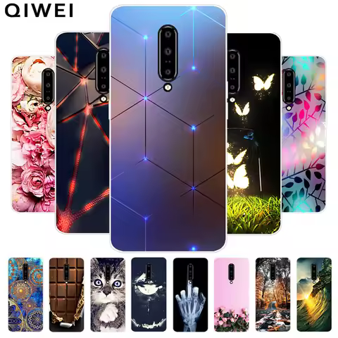 For Oneplus 7 Pro Case Cartoon Fashion Slim Soft TPU Phone Back Cover Cases For One Plus 7T Pro 7 T 