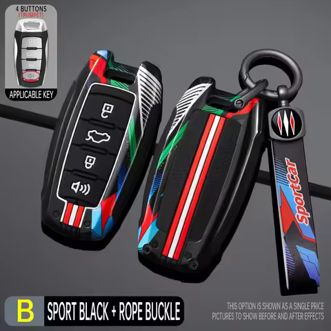 Racing Style Car Key Case Fob Cover for Great Wall Haval Hover H1 H4 H6 H7 H9 F5 F7 F7H H2S C30 C50 