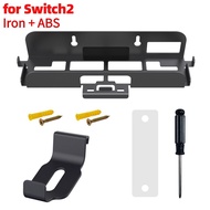 Hanging Holder Bracket for Switch 2/Switch/Switch OLED Host Hanger Stand Wall Mount Game Console Sto