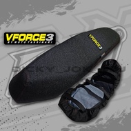 Cover Jok Motor 𝗔𝗺𝗽𝗹𝗮𝘀 𝗞𝗮𝘀𝗮𝗿 (Pakai Karet) Variasi Logo Mika Motor Vario Beatdll.