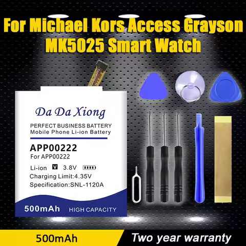 DaDaXiong New APP00222 Battery For Michael Kors Access Grayson MK5025 Smart Watch Send Accompanying 