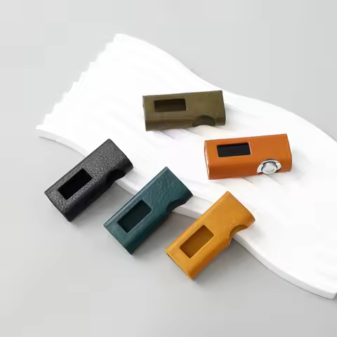 Anti-Fall Waterproof Full Protective Genuine Leather Shell Skin Case Cover for iBasso DC07 Pro