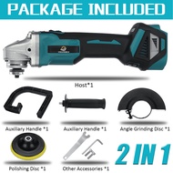 588VF 6 Speed 2 In 1 Cordless Angle Grinder Car Polisher Brushless Electric Angle Grinder Grinding M