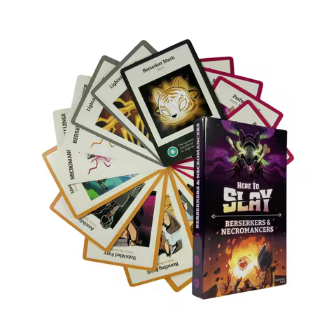 Here to Slay Card Game Here to Sleigh Holiday Expansion Pack Strategic Role Playing Card Game 2-6 Pl