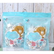 Combo of 50 cotton bear-shaped compressed tissues, disposable candy form GD593-KNenGau-50