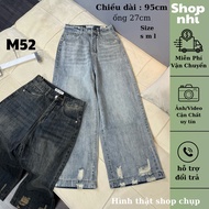 Women's Loose Ripped Jeans 95cm long QC. Jeans do not stretch. 27cm tube. All Sizes S/M/L (N172 - Mu