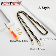 EverToner Transformation Chain For LV NICE NANO Cosmetic Bag Metal Buckle Crossbody Bag Straps Shoulder Strap Replacement Belt Accessories