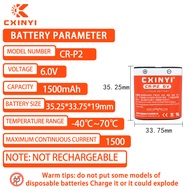 CXINYI CRP2 DL223 2CP4036 6V Primary Lithium Battery for Cameras, Toilets, Faucets, Infrared Sensors