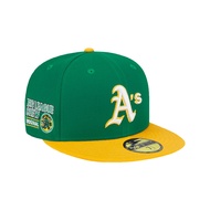 NEW ERA 59FIFTY 5950 BIG LEAGUE CHEW Oakland Sportsman Green Full Cap Baseball Cap
